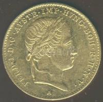 Ausztria 1848A 1D Au 3,49g T:1/2+