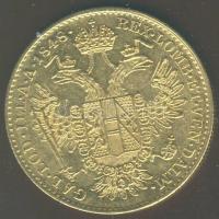 Ausztria 1848A 1D Au 3,49g T:1/2+