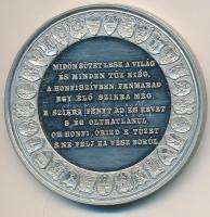 1865. "Országgyűlési Emlék" Sn emlékérem, peremen "EM" gyártói jelzéssel, két ré...