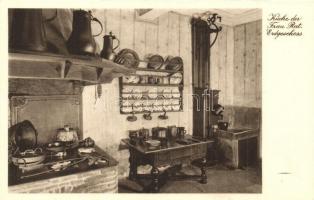 16 db főleg RÉGI Goethe képeslap albumban / 16 mostly old Goethe postcards in album