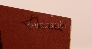 1953 Biczó András (1888-1957) festő humoros nyomtatott alkotása a Color grafikai műhely 20 éves jubi...