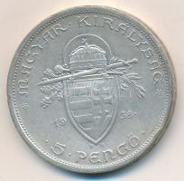 1938. 5P Ag "Szent István" T:2 ph.
Adamo P8.1