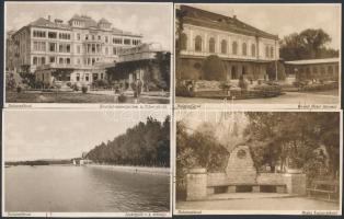 Balatonfüred, - 9 db régi képeslap, vegyes minőségben / - 9 pre-1945 postcards, mixed quality