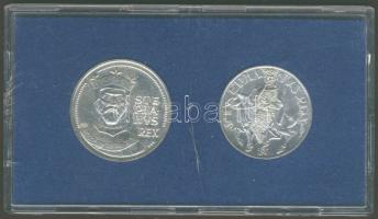 1972. 50Ft Ag + 100Ft Ag "I.István" T:BU Eredeti MNB plasztiktokban!