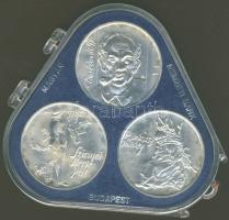 1976. 200Ft Ag 3klf db "Festők I-Derkovics,Színyei,Munkácsy" sor T:BU Eredeti MNB csomagolásban, plombált!