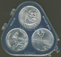 1977. 200Ft Ag (3klf) "Festőművész-sor II.-Mányoki, Rippl-Rónai, Csontváry" sor T:BU Eredeti MNB csomagolásban, plombált!