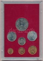 Nagy-Britannia 1977-1980. 1p-25p (7xklf) forgalmi szett dísztokban T:2 fo.
Great Britain 1977-1980....