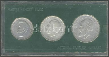 1948. 5Ft Ag + 10Ft Ag + 20Ft Ag "Szabadságharc" T:1 Eredeti MNB plasztiktokban! R!