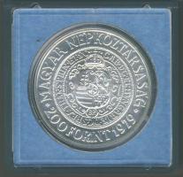 1979. 200Ft Ag "Bethlen Gábor" T:BU Eredeti MNB plasztiktokban!