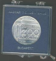 1977. 200Ft Ag "Magyar Nemzeti Múzeum" T:BU Eredeti MNB plasztiktokban!