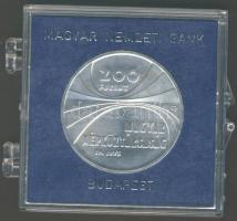 1975. 200Ft Ag "MTA" T:BU Eredeti MNB plasztiktokban!