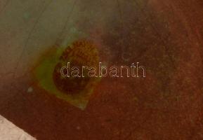 Zsolnay eozin mázas fülesváza, jelzett, hibátlan, m:22 cm