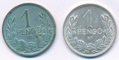 1926-1939. 1P Ag (2x) T:2,2- patina Adamo P6