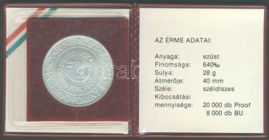 1984. 500Ft Ag "Nők évtizede" T:BU Csak 8000db! Eredeti tokban, tanúsítvánnyal!