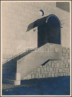 Salgtarján, acélgyári úti ferences zárda, 2 db fotó, 23x17 cm