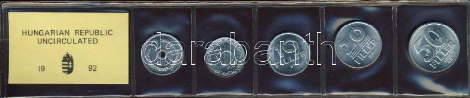 1992. 2f-50f 5klf db szettben T:1