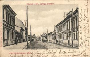 Marosvásárhely, Targu Mures; Szent György utca, kiadja Petróczy G. / street (r)