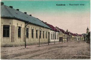 Komárom, Komárno; Tisztviselő telep, utcakép / officers colony, street view