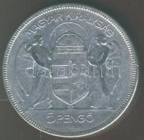 1930. 5P Ag "Horthy jobbra" T:3
