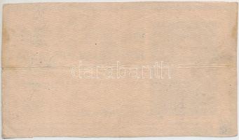 1918. 25K sorozat- és sorszám nélkül, előlap címer alapnyomat nélkül, próbanyomat? T:III,III- vágott...