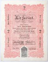 1848. 2Ft Kossuth bankó, AKARMIKOR sajtóhibával T:III szép papír, kis tisztitás Adamo G106h