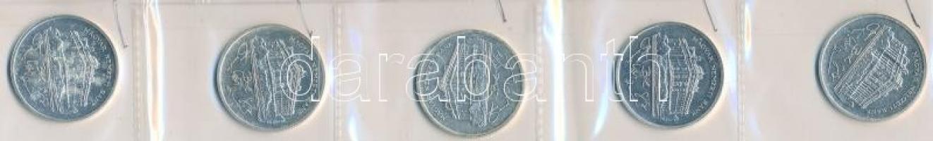 1992. 200Ft Ag "MNB" (5x) T:2