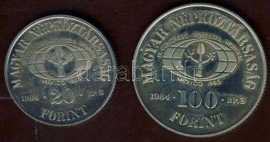 1985. 20Ft + 100Ft Természetvédelem pár T:PP