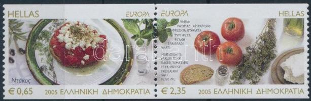 Europa CEPT: Gasztronómia sor párban, CEPT Europa: Gastronomy set in pairs