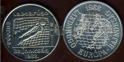 1988. 100Ft + 500Ft Ag "Labdarúgó EB" T:BU Csak 8000db!