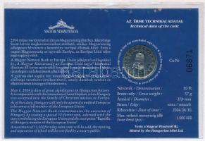 2004. 50Ft Cu-Ni "Magyar Köztársaság az Európai Unió tagja" első napi veret, "06871&q...