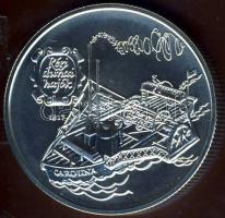 1994. 500Ft Ag "Régi dunai hajók II" T:BU Tanúsítvánnyal!