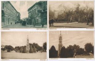 Székesfehérvár, - 8 db régi képeslap (vágott / cut)