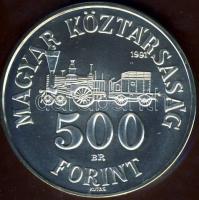 1991. 500Ft Ag "Széchenyi István" T:BU Tanúsítvánnyal!