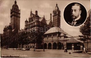 London, Imperial Institute, H.M. King George (EB)