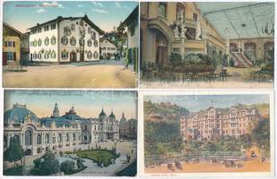 13 db RÉGI külföldi városképes lap / 13 pre-1945 European town-view postcards