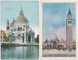 17 db RÉGI külföldi városképes lap / 17 pre-1945 European town-view postcards