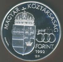 1992. 500Ft Ag "Űrkutatás" T:PP Tanúsítvánnyal!