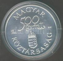 1993. 500Ft Ag "Régi dunai hajók I." T:BU Tanúsítvánnyal!
