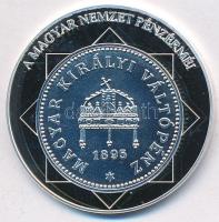 DN "A magyar nemzet pénzérméi - A legkisebb névértékű érme 1848-1916" Ag emlékérem tanúsít...