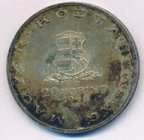 1948. 20Ft Ag "Táncsics" T:2,2- patina 
Adamo EM3
