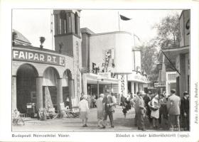 Budapest XIV. Városliget, az 1929-es Budapesti Nemzetközi Vásár, külterület