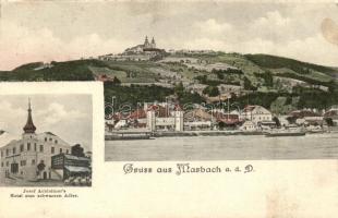 Marbach a. d. Donau, General view, Josef Achleitners Hotel zum schwarzen Adler