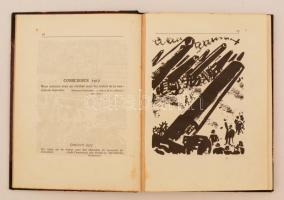 Frans Masereel: Politische Zeichnungen. Berlin, 1924, Erich Reiß, 111 p. Korabeli félvászon kötés, a...