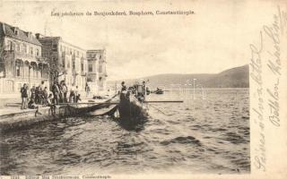 Constantinople, Les Pecheurs de Boujoukdere, Bosphore / fishermen