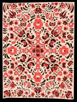 Olvashatatlan jelzéssel: Minta I. Vegyes technika, papír,  29×37 cm