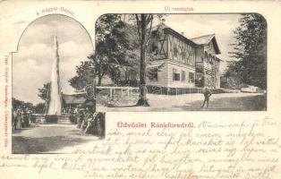 Ránkfüred, A Magyar Gejzír, Új vendéglak, kiadja Vass Gáspár / geyser, guest house  (EK)