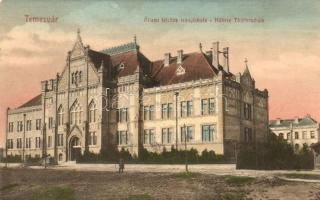 Temesvár, Timisoara; Állami felsőbb leányiskola / girl school