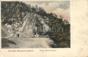 Bálványosfürdő, Torjai Büdös-barlang, Divald Károly fia / cave (fa)