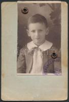 1933 a Nemzeti Úszósport Alapítvány uszodai belépésre jogosító fényképes igazolványa FTC-s középisko...