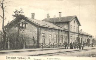 Valkány, Valcani; Vasútállomás / railway station